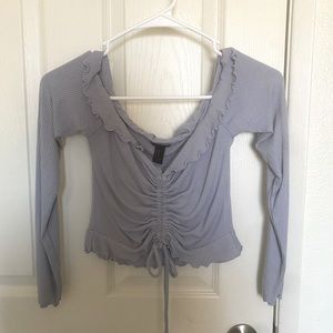 Off-shoulder Cropped Top